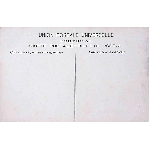 1906 Bilhete Postal de Mafra. Biblioteca do Convento