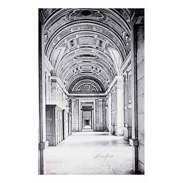 1900's Bilhete Postal de Mafra. Palácio. Casa de Benedictione
