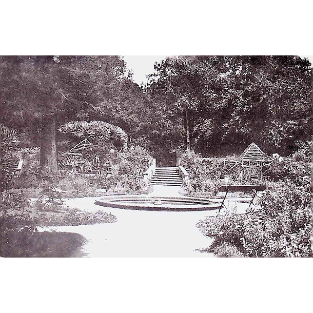 1930's Bilhete Postal de Mafra. Jardim do Cerco