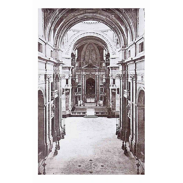 1930's Bilhete Postal de Mafra. Basílica
