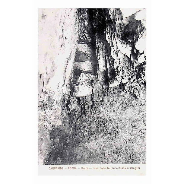 1900's Bilhete Postal de Carnaxide. Rocha. Gruta