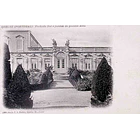 1902 Bilhete Postal de Queluz. Fachada Sul e Jardim do Palácio Real 1