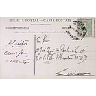 1902 Bilhete Postal de Queluz. Club e Teatro 2