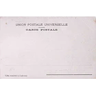 1901 Bilhete Postal de Queluz. Palácio Real visto do Poente 2