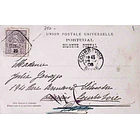 1902 Bilhete Postal de Queluz. Parque do Palácio Real 2