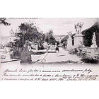 1902 Bilhete Postal de Queluz. Parque do Palácio Real 1