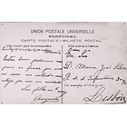 1907 Bilhete Postal de Queluz. Um trecho do Parque Real 2