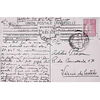1907 Bilhete Postal de Queluz. Parque do Palácio Real 2