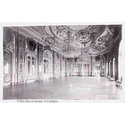 1950's Bilhete Postal de Queluz. Palácio Nacional. Sala do Trono 1