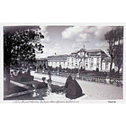 1950's Bilhete Postal de Queluz. Palácio Nacional. Fachada sobre o Jardim dos Azereiros 1