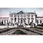 1950's Bilhete Postal de Queluz. Palácio de Queluz 1