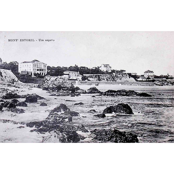 1910's Bilhete Postal do Monte Estoril. Um aspeto