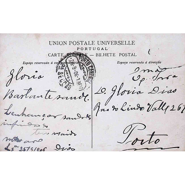1910's Bilhete Postal do Monte Estoril. Parque Palmela