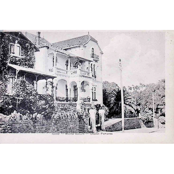 1900's Bilhete Postal do Monte Estoril. Chalet Pomares