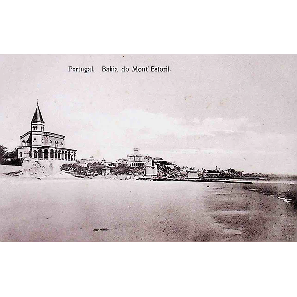 1904 Bilhete Postal do Monte Estoril. Baía do Monte Estoril