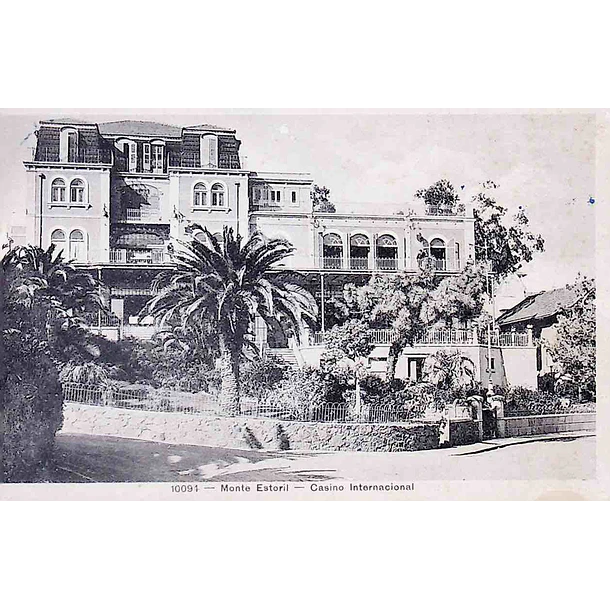 1900's Bilhete Postal do Monte Estoril. Casino Internacional