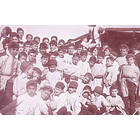 1900's Bilhete Postal Fotográfico. Crianças na Escola 1