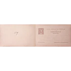 1899 Bilhete Postal Inteiro D. Carlos 30 r. + 30 r. Castanho enviado de Lisboa para La Chaud de Fonds 2