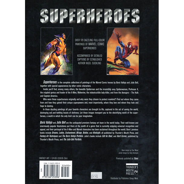 Superheroes. The heroic visions of Boris Vallejo and Julie Bell 2