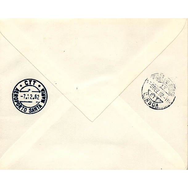 1962 1º Voo TAP Lisboa - Madeira - Açores (Lisboa - Santa Maria) 2