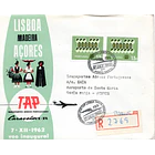 1962 1º Voo TAP Lisboa - Madeira - Açores (Porto Santo - Santa Maria) 1