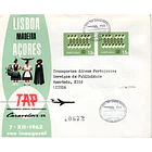 1962 1º Voo TAP Lisboa - Madeira - Açores (Santa Maria - Lisboa) 1