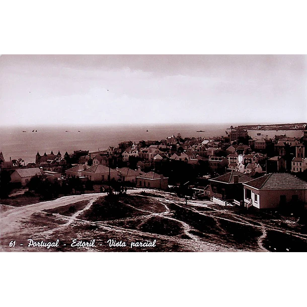 1940's Bilhete Postal do Estoril. Vista Parcial