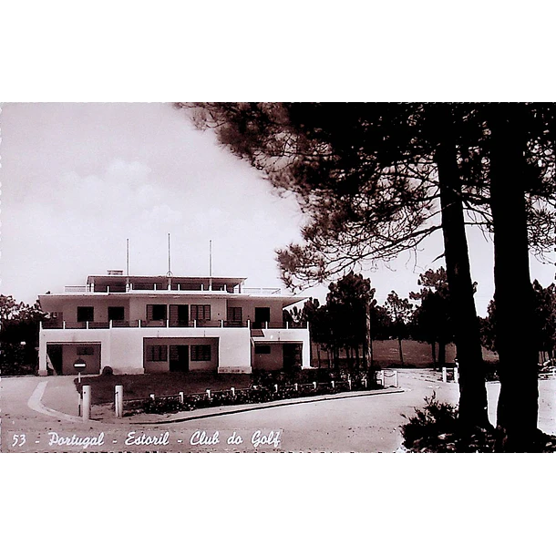 1940's Bilhete Postal do Estoril. Clube de Golf