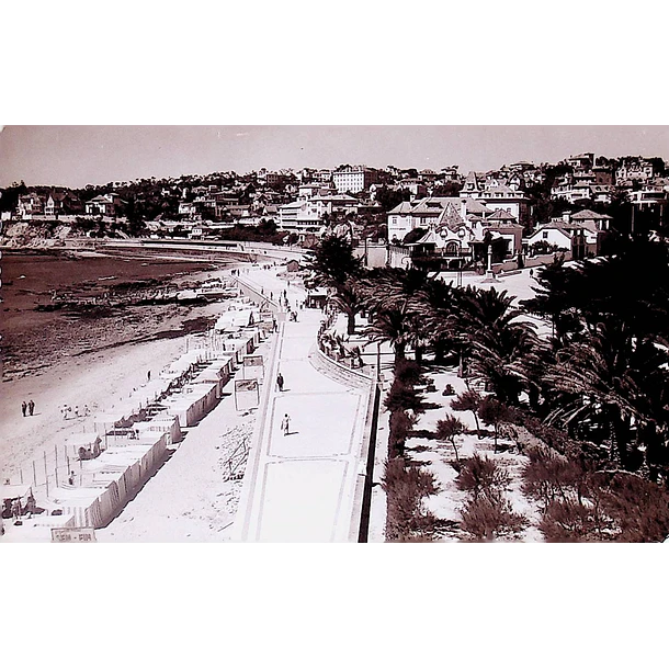 1940's Bilhete Postal do Estoril. Vista parcial e panorma do Monte Estoril 1
