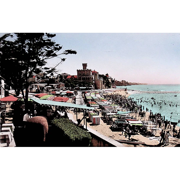 1950's Bilhete Postal do Estoril. Praia do Estoril 1