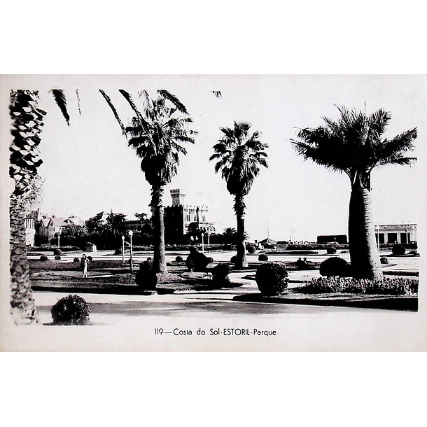 1940's Bilhete Postal do Estoril. Estoril Parque 1