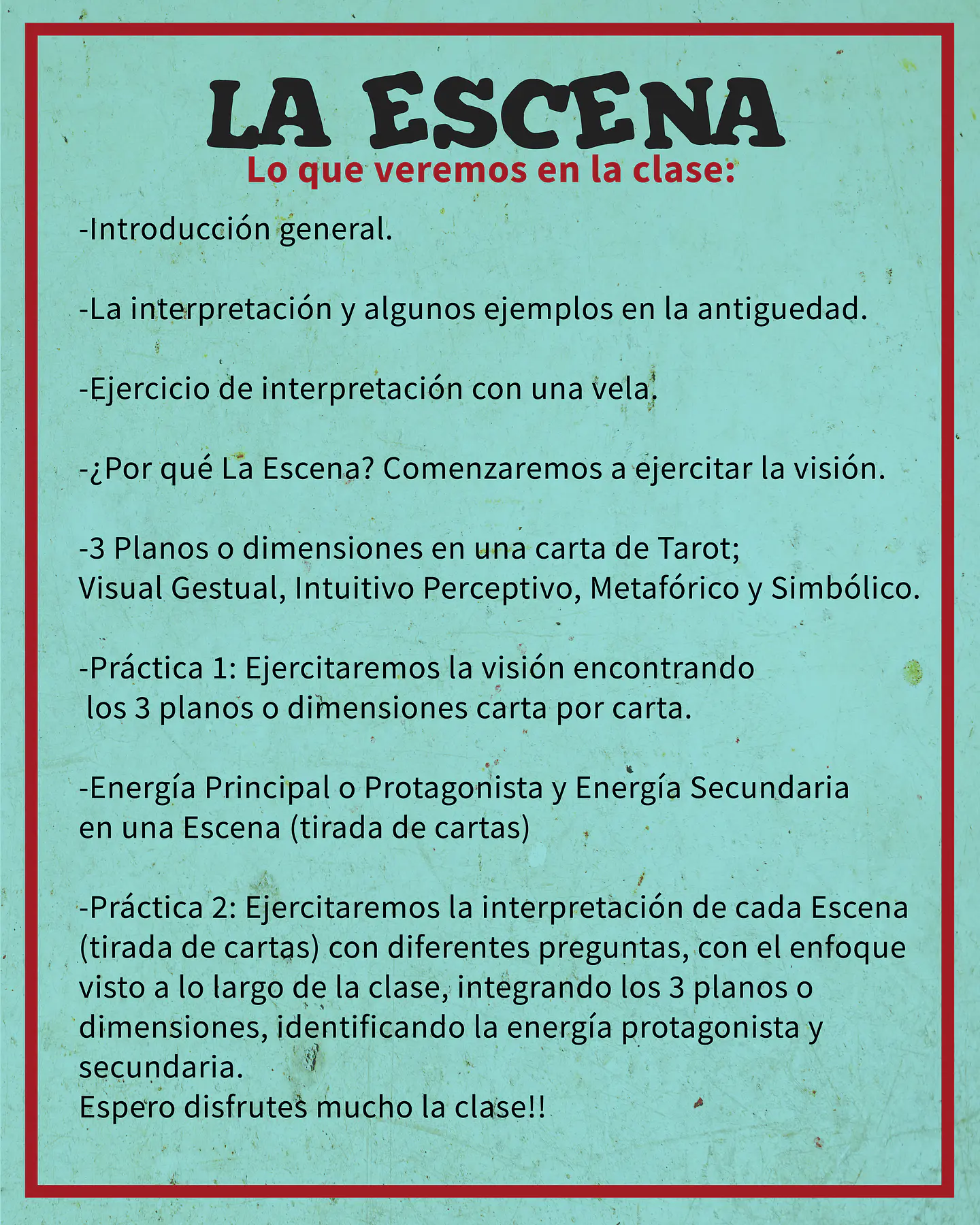 La Escena - Una visión, una forma de interpretar y profundizar en una lectura de Tarot 5