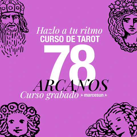 Curso Tarot Grabado - 78 ARCANOS - 50% descuento.