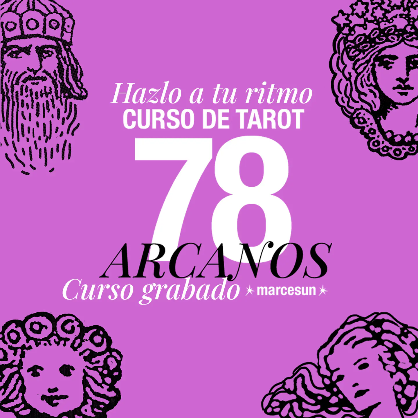 Curso Tarot Grabado - 78 ARCANOS - 50% descuento. 1