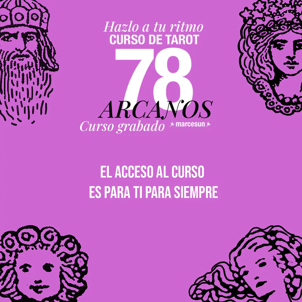 Curso Tarot Grabado - 78 ARCANOS - 50% descuento. 3