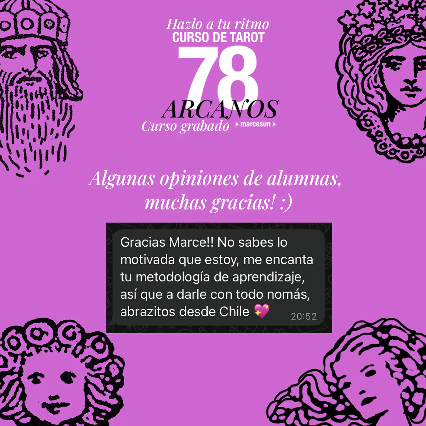 Curso Tarot Grabado - 78 ARCANOS - 50% descuento. 7