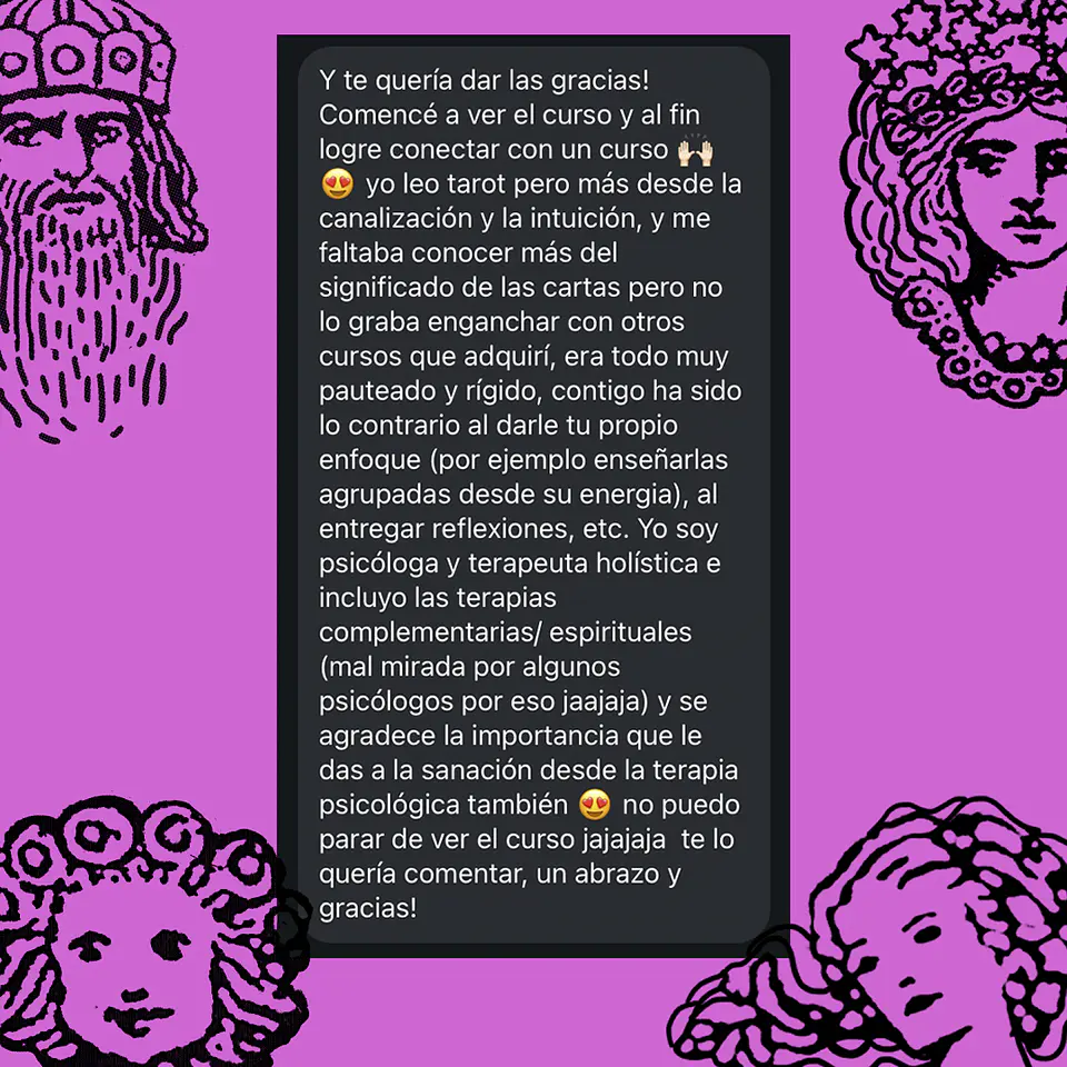Curso Tarot Grabado - 78 ARCANOS - 50% descuento. 6
