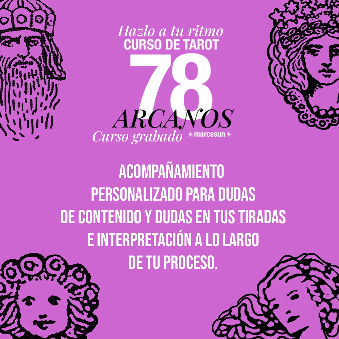 Curso Tarot Grabado - 78 ARCANOS - 50% descuento. 5