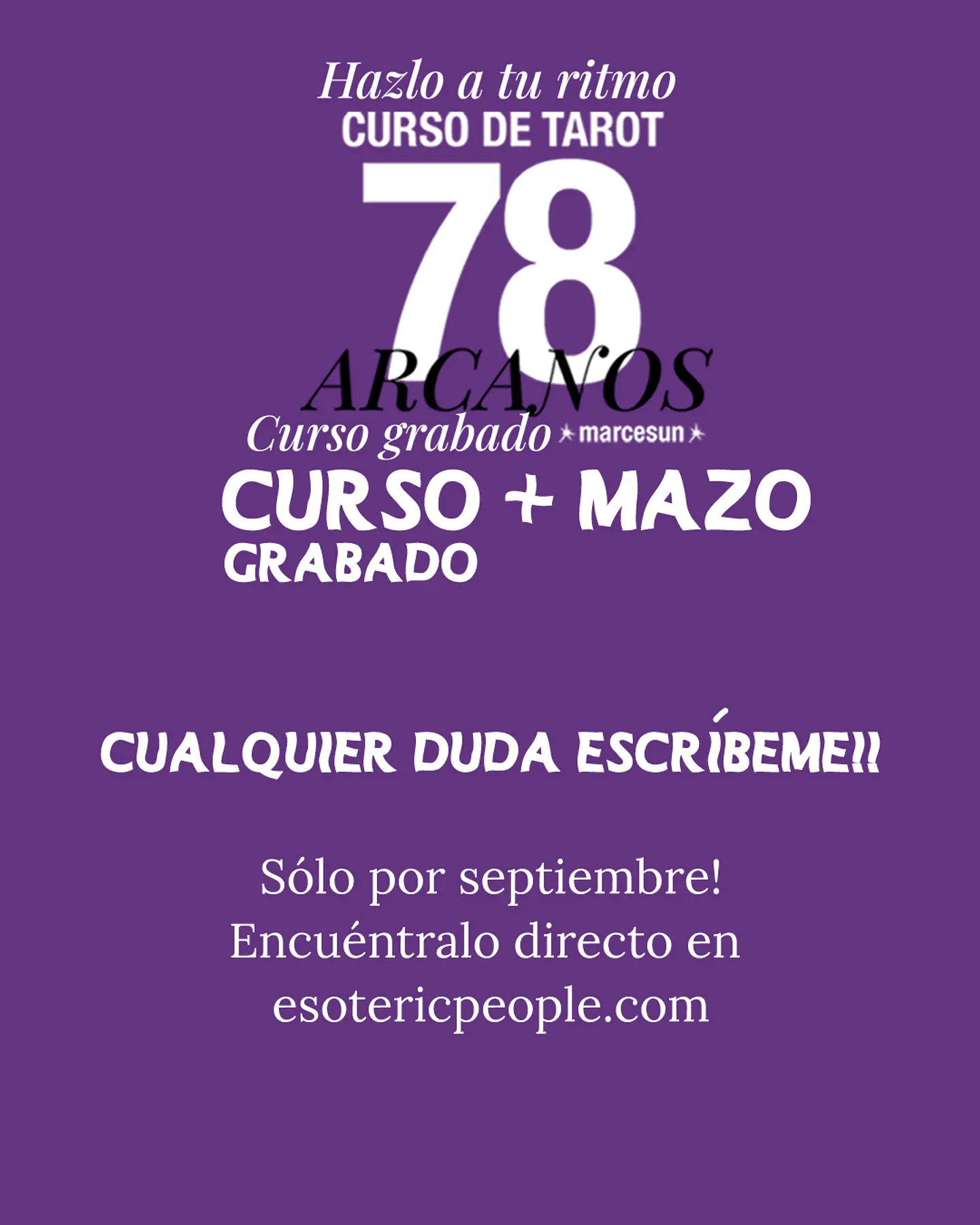 CURSO GRABADO + MAZO - SÓLO POR SEPTIEMBRE - ENVÍO GRATIS  15