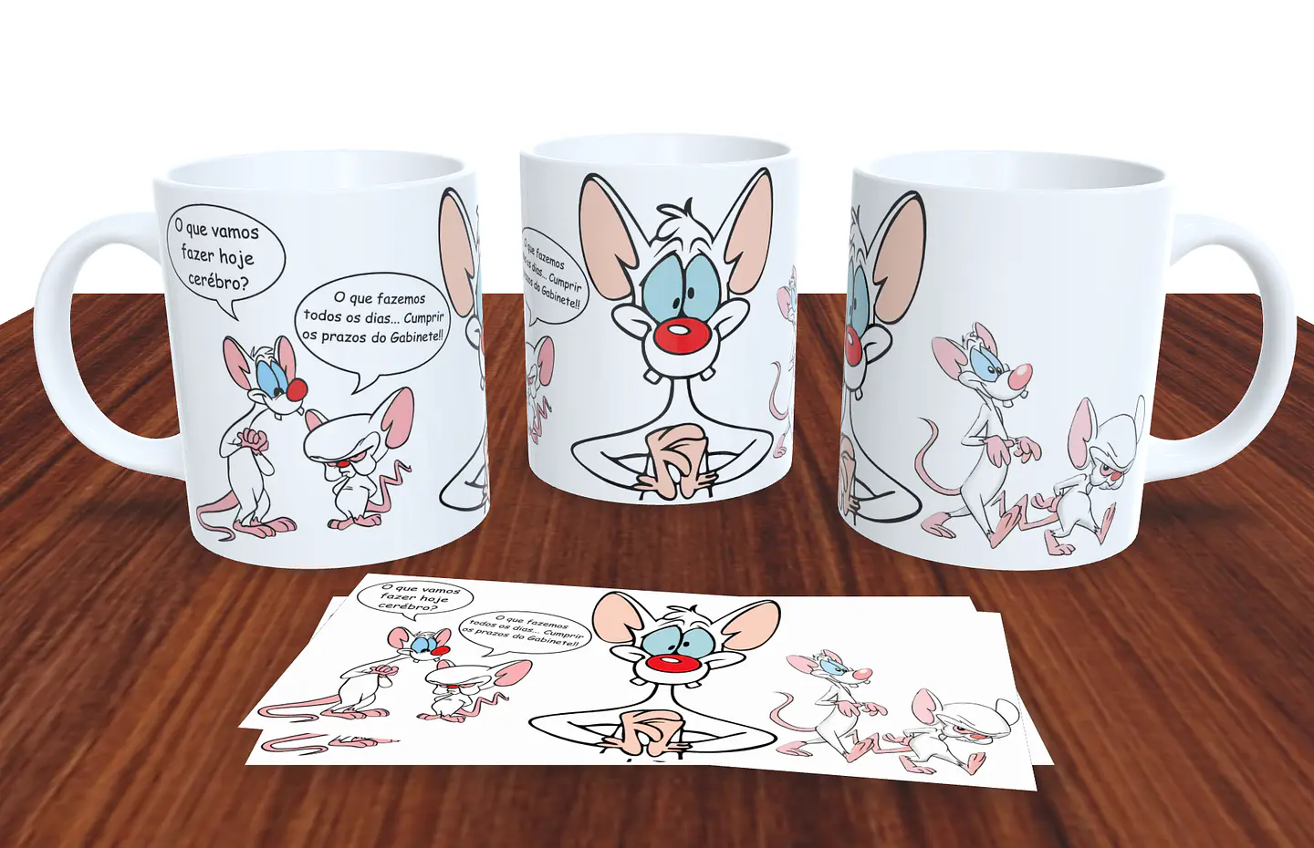 ARTE DIGITAL CANECA PINK E CEREBRO 1