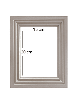 Marco para fotos blanco 15x20 MDF Pack 3 unidades