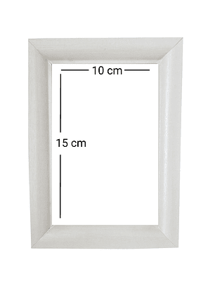 Marco para fotos blanco 10x15 MDF Pack3