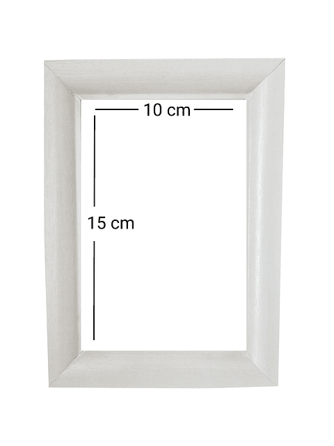 Marco para fotos blanco 10x15 MDF Pack3 2