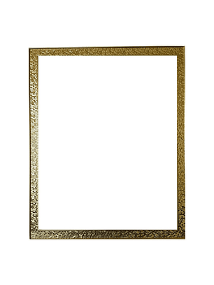 Marco para fotos 40x50 cubierta metálica dorada