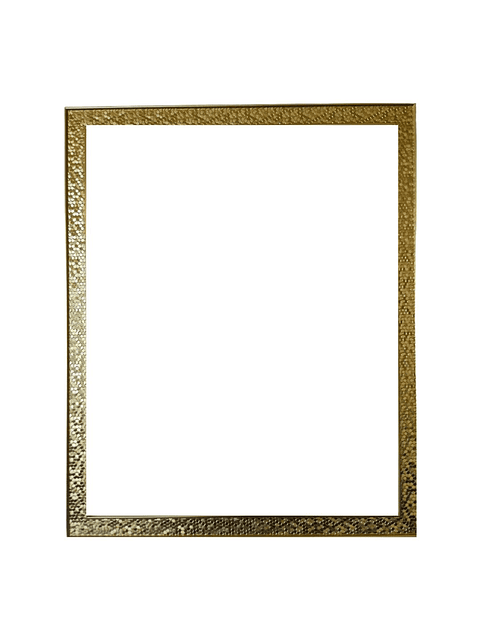 Marco para fotos 40x50 cubierta metálica dorada 1