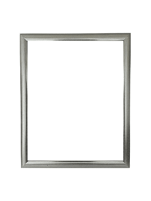 Marco para fotos 40x50 cubierta metalica plateada