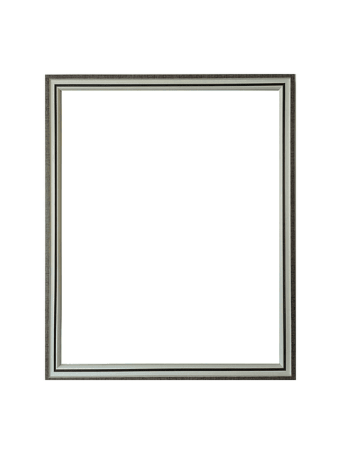Marco para fotos ribete gris y negro 40x50 1