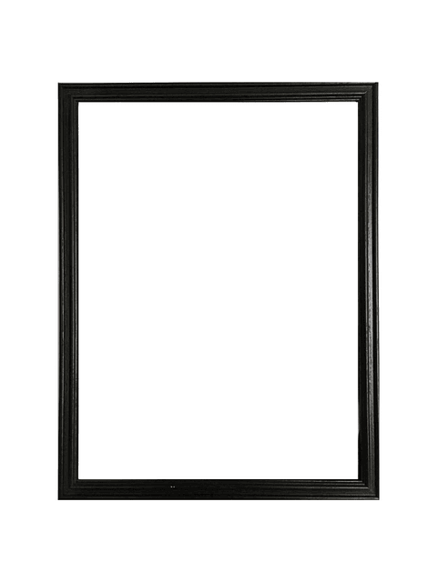 Marco para fotos negro ribete 30x40 MDF 1