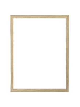 Marco para fotos color madera natural 30x40 MDF