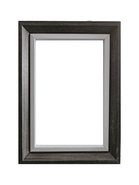 Marco para fotos verde oliva y ribete blanco 10x15 MDF Pack3 1